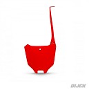 UFO Front Number Plate CRF450 21-26 / CRF250 22-26 Red