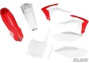 UFO Plastic Kit CRF250 14-17 / CRF450 13-16 OEM
- Front Fender Red
- Rear Fender White
- Radiator Scoops Red/White
- Side Panels White
- Front Number Plate White
- Fork Guards White