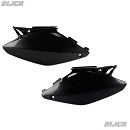 UFO Side Panels CR125/250 05-08 BLACK