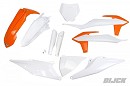 UFO Plastic Kit  SX125-150-250 19-22 / SXF250/350/450 19-22 / SXF450 FACTORY EDITION 18-22 / XC-F 250-350-450 19-22 / XC 250-300 19-22 White / Orange