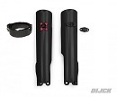 UFO Fork Protectors KTM SX/F125//150/250/350/450 23-26 / EXC/EXC-F 24-26  / TC/FC 23-26 / TE/FE 24-26 Black + HOLESHOT