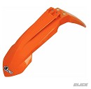 UFO Front Fender SX125/150 16-22 / SX250 17-22 / SXF250/350/450 16-22 / EXC/EXC-F 125-500 17-23 / MC125 21-23 / MCF250/450 21-23 / EC250/300 21-23 / ECF250/350 21-23 ORANGE