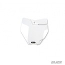 UFO Numberplate SX125/150 16-18 / SX250 17-19 / SXF250/350/450 16-18 WHITE