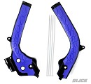 DIJCK X-Grip Frameguards + Grip KTM SX125/150 16-18 / SX250 17-18 / SXF250/350/450 16-18 / HVA TC125 / TC250 17-18 / FC250/350/450 16-18 BLACK/BLUE