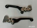 DIJCK 2-Way Flexible Leverset SXF250 07-13 / SXF350 11-13 / SXF450 13 / EXC-F250 06-13 / EC250 06-13 / EXC300 06-13 / EXC-F 350 11-13 / EXC400 09-11 / EXC-F500 12-13  BLACK