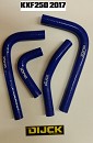 DIJCK Radiator Hose Kit KXF250 17-20 BLUE