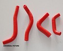 DIJCK Radiator Hose Kit SX125 16-23 / TC125 16-23  / MC125 21-23 RED