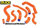 DIJCK Radiator Hose Kit SX85 03-08 ORANGE