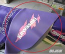 Seatcover KX125/250 92-96 Purple OEM 1994