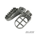 DIJCK Footpegs Steel Black YZ80 90-01 / YZ125/250 87-96