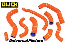 DIJCK Radiator Hose Kit SXF250 07-10 ORANGE