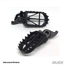 DIJCK Footpegs Steel HONDA CR125/250 02-07 / CRF250/450 02-26 Black