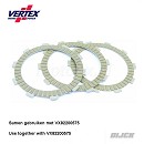 VERTEX Friction Plate Set YZF450 14-22 / XXF450 22-24 (3pcs.)