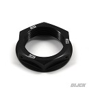WORKS CONNECTION Steering Stem Nut CRF250/450 02-24 BLACK
