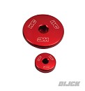 WORKS CONNECTION Engine Plug Kit YZF250 14-22 / YZF450 10-22 / WRF250 15-18 / WRF450 16-18 / YFZ700 06-22 RED