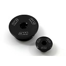 WORKS CONNECTION Engine Plug Kit CRF250 18-26  BLACK (2 Pieces)