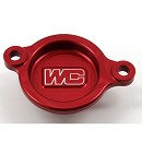 WORKS CONNECTION Oilfilter Cover CRF250 18-26 RED