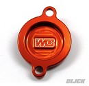 WORKS CONNECTION Oilfilter Cover KTM SXF250 13-25 / SXF350 13-25 / SXF450 07-25 / FC250 14-25 / FC350 14-25 / FC450 16-25 ORANGE