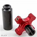 WORKS CONNECTION 1-2-3 Elite Perch Thumbwheel Assembly  RED
