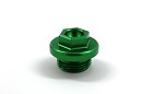 WORKS CONNECTION Oil filler Plug KXF250 04-26 / KXF450 06-26 GREEN